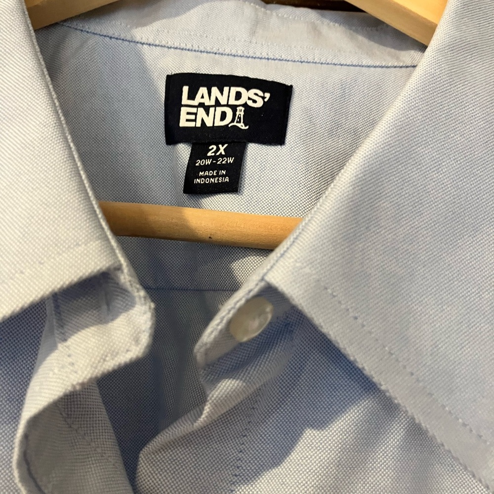 Lands’ End Oxford Shirt Size 2X (20/22)